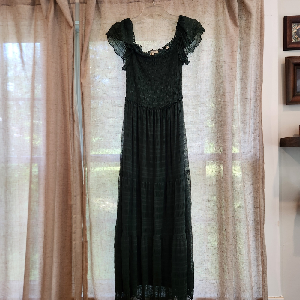 Max Studio Dark Green Maxi Dress